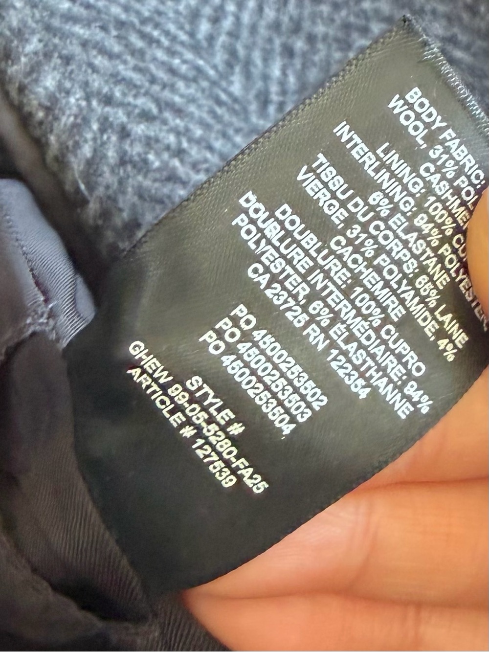 Aritzia The Slouch™ Coat - Soft Wool Cashmere - Picture 6 of 8